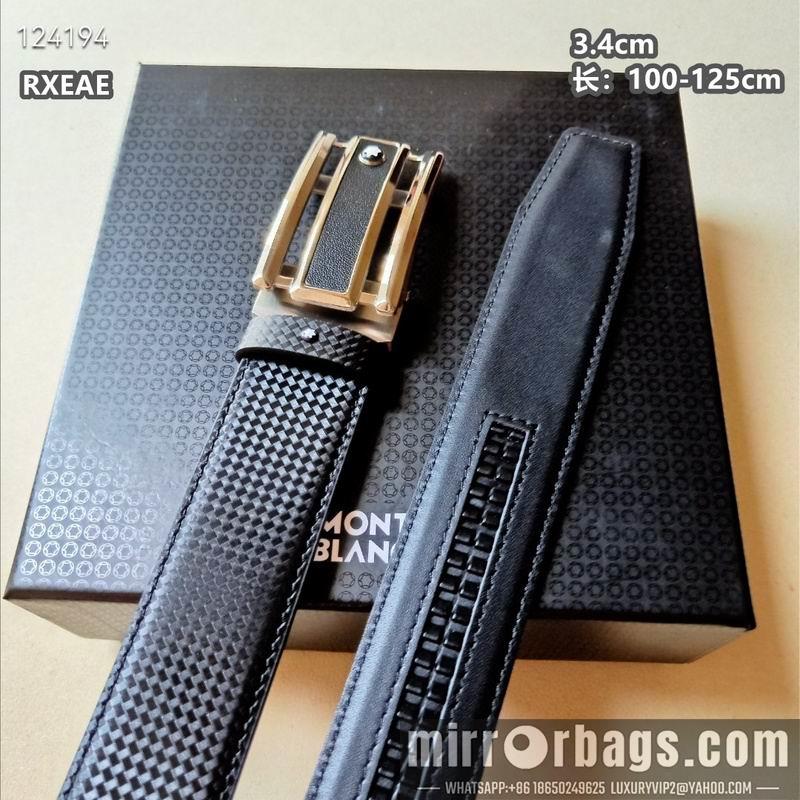 Montlanc belt 34mmX100-125cm 8L16