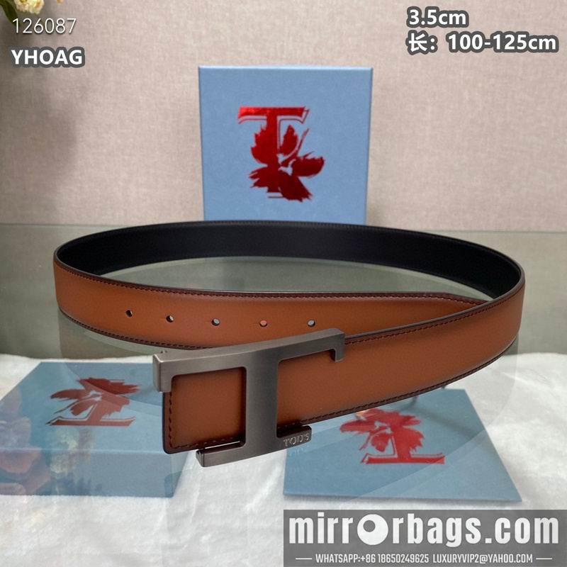 Tod's belt 35mmX100-125cm 8L05