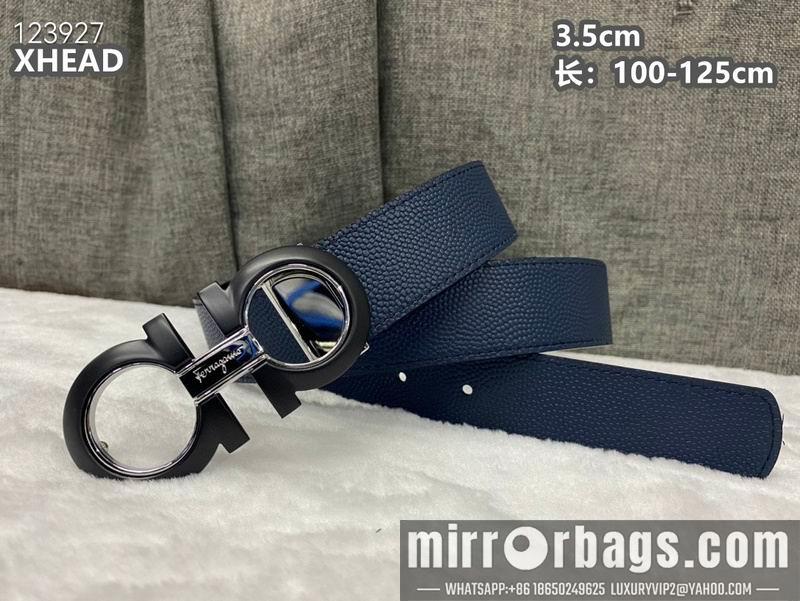Ferragamo belt 35mmX100-125cm 8L36
