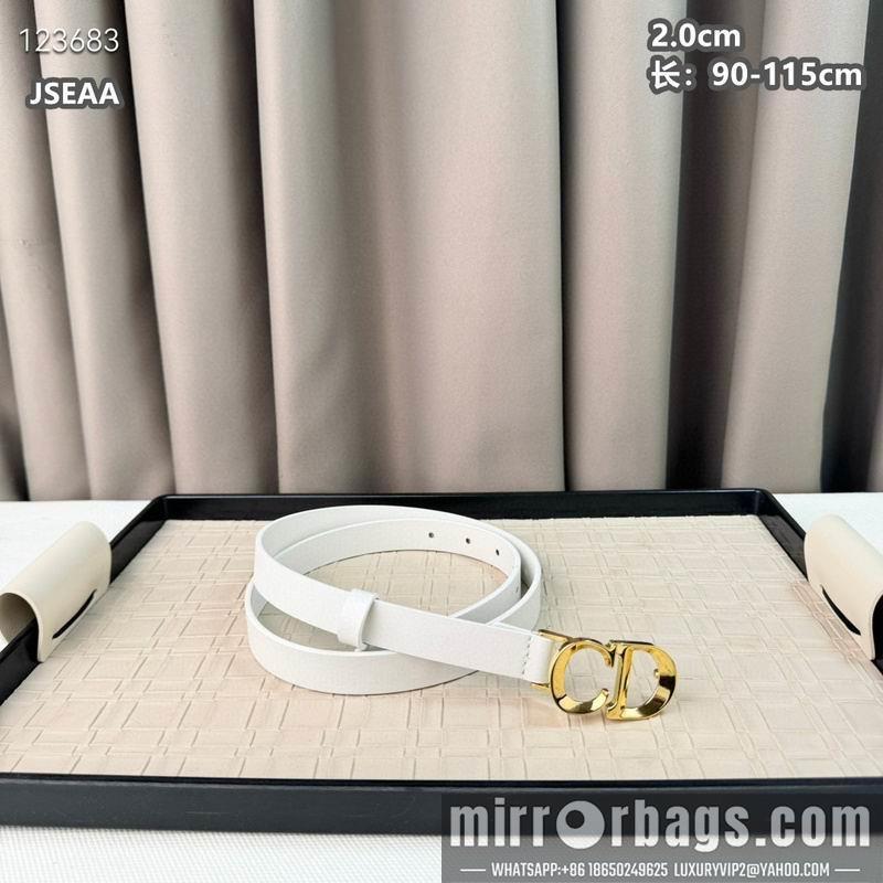Dior belt 20mmX90-115cm 8L19