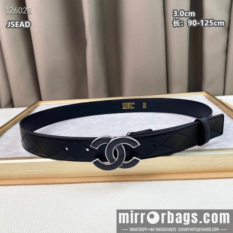 Chanel belt 30mmX90-125cm 8L13