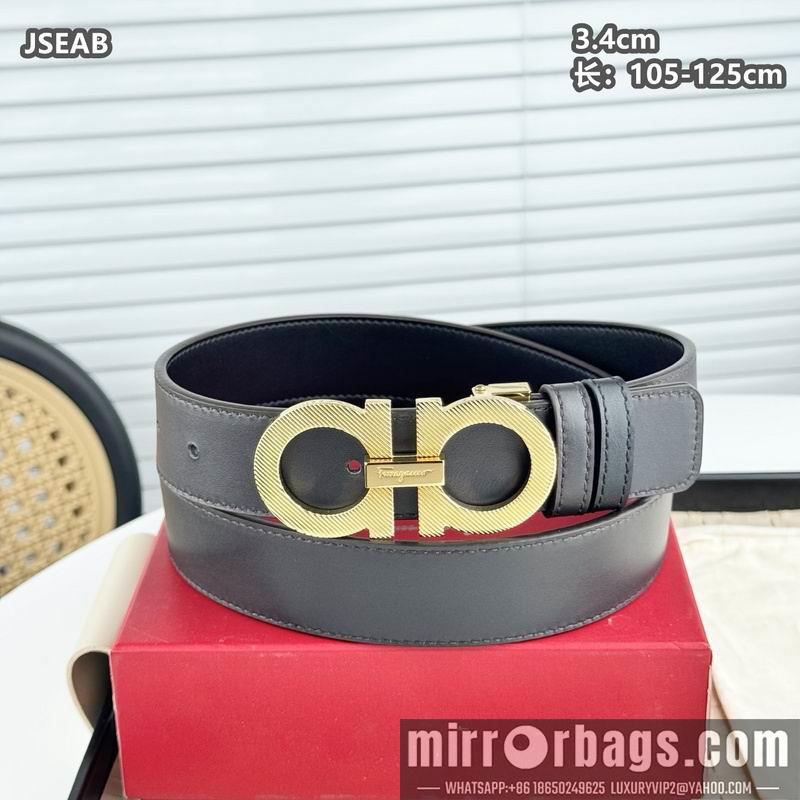 Ferragamo belt 34mmX105-125cm 8L12