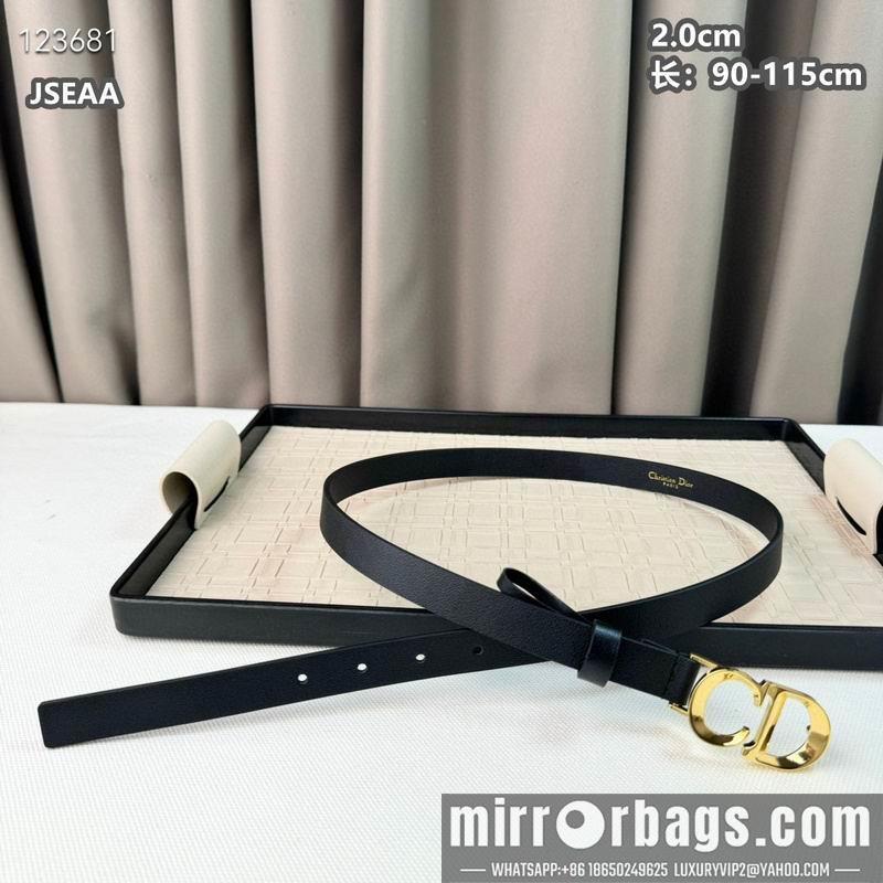 Dior belt 20mmX90-115cm 8L19