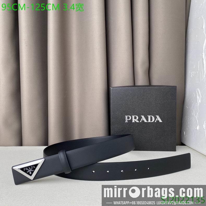 Prada Belt 34mmX95-125cm 7D04
