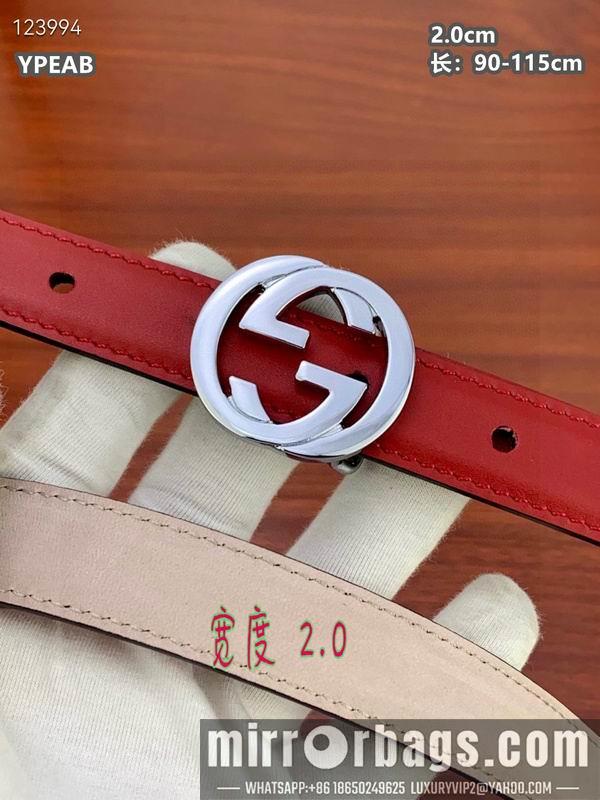 Gucci belt 20mmX90-115cm 8L24