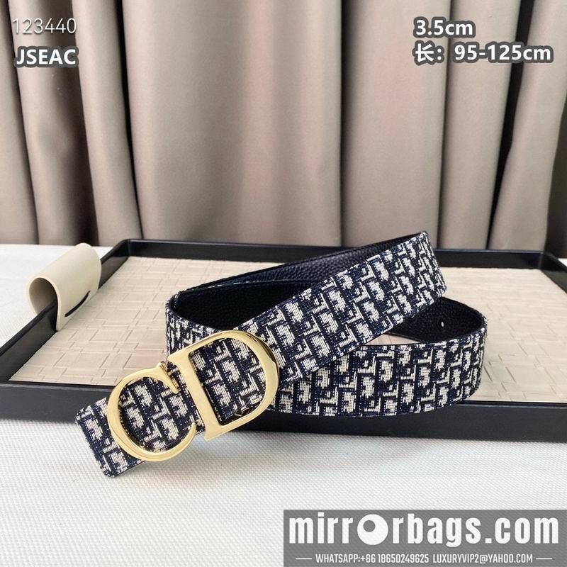 Dior belt 35mmX95-125cm 8L24