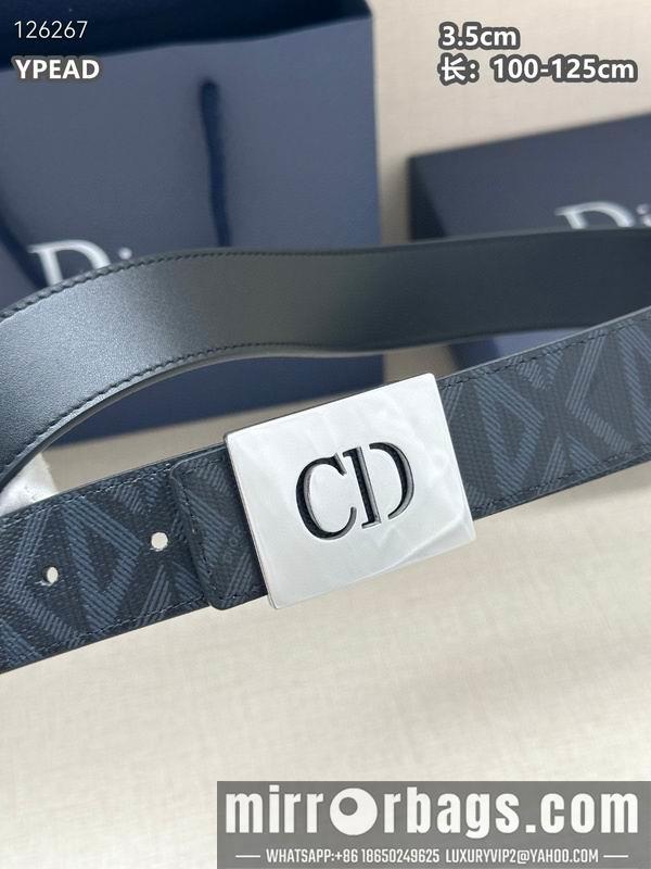 Dior belt 35mmX100-125cm 8L27