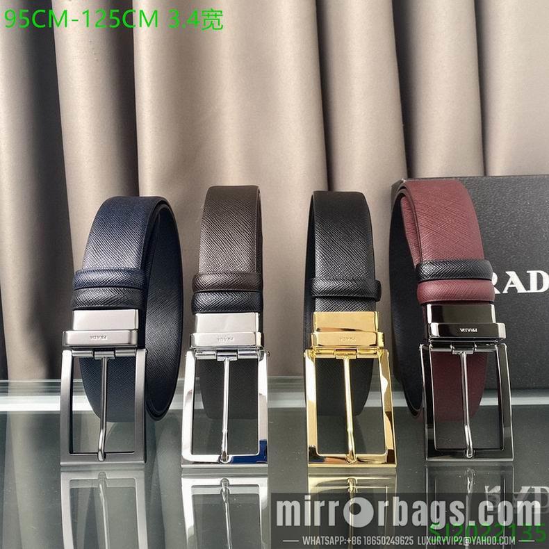 Prada Belt 34mmX95-125cm 7D01