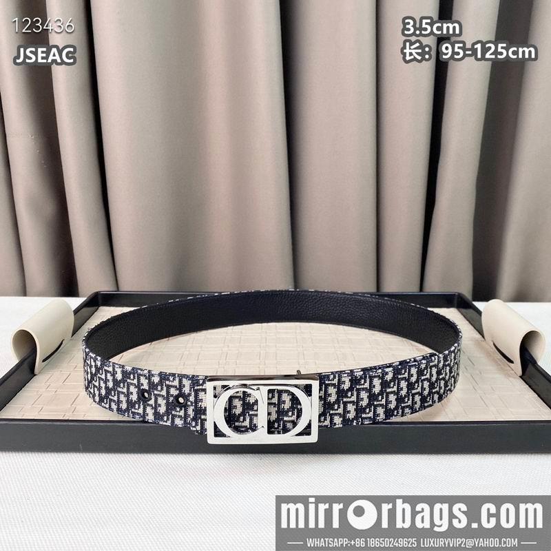 Dior belt 35mmX95-125cm 8L25
