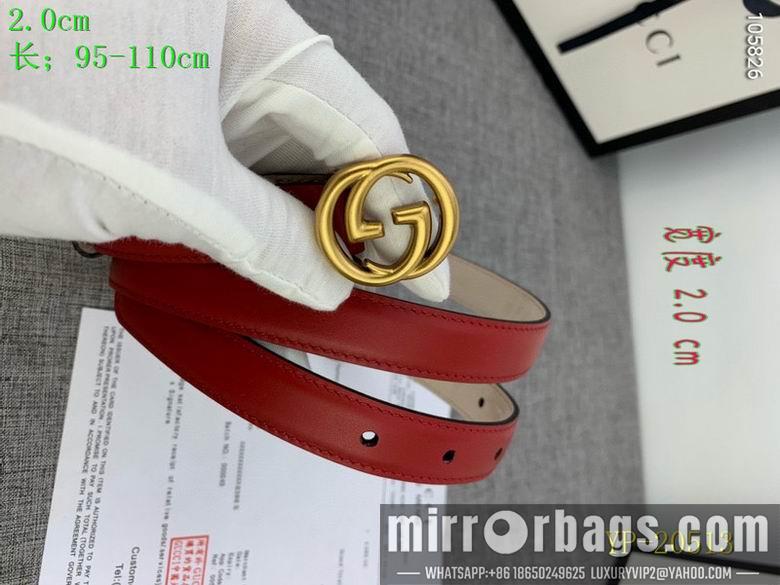 Gucci belt 20mm 95-110cm 8L01