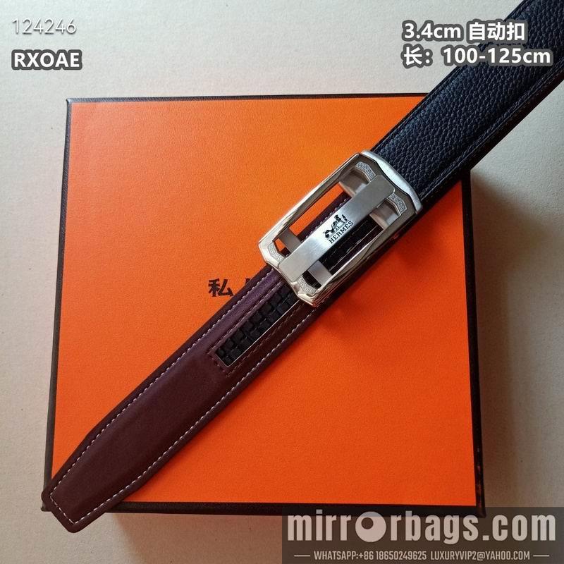 Hermes belt 34mmX100-125cm 8L08