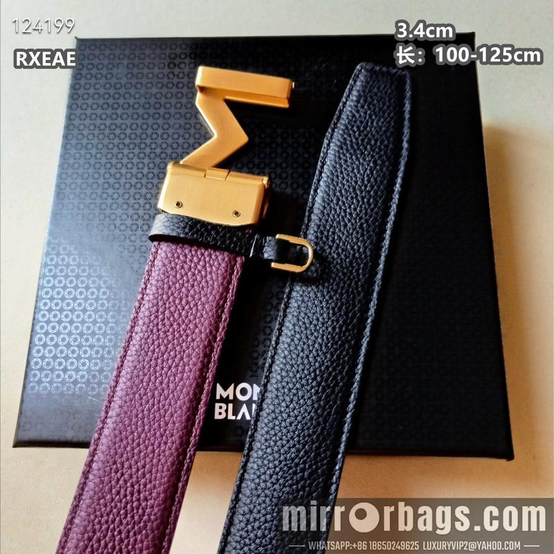 Montlanc belt 34mmX100-125cm 8L13