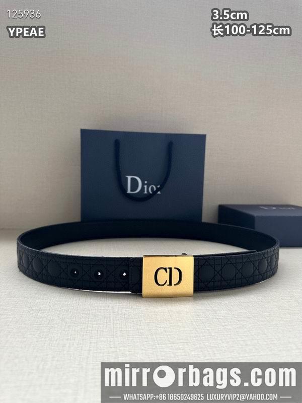 Dior belt 35mmX100-125cm 8L26