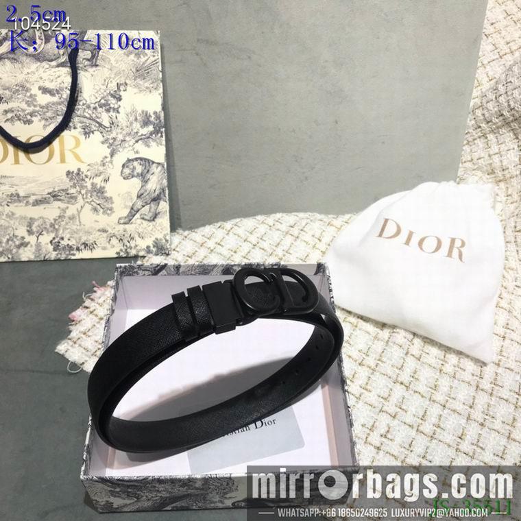 Dior Belt 25mmX95-110cm 8L01