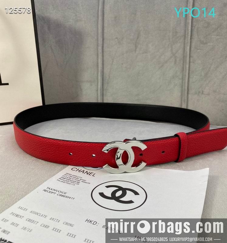 Chanel belt 30mmX95-125cm XH02