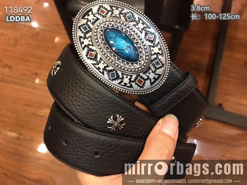 Chrome Hearts belt 38mmX100-125cm 8L13