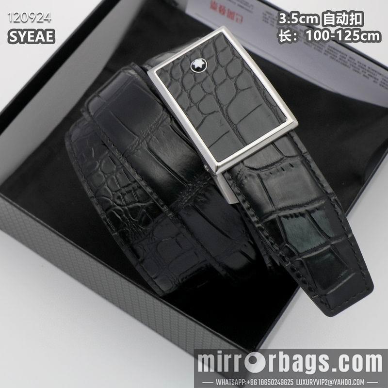 Montblanc belt 自动扣 35mmX100-125cm 8L072011