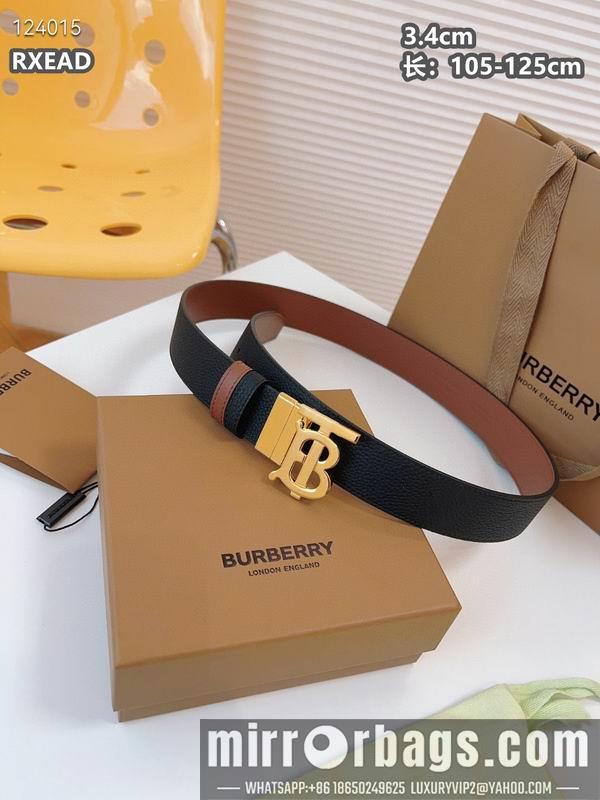 Burberry belt 34mmX105-125cm 8L07