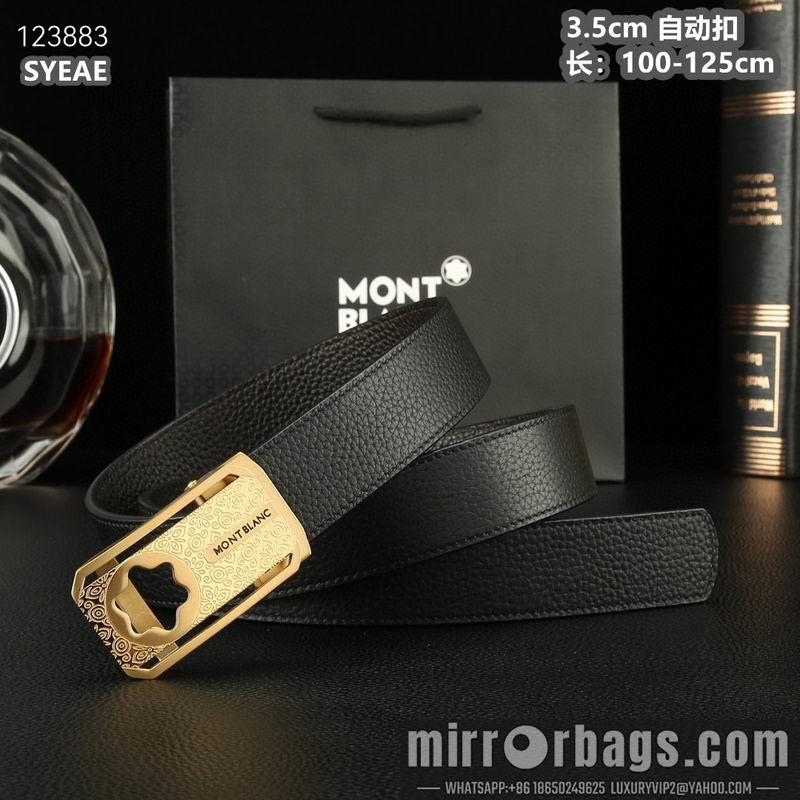 Montlanc belt 35mmX100-125cm 8L44