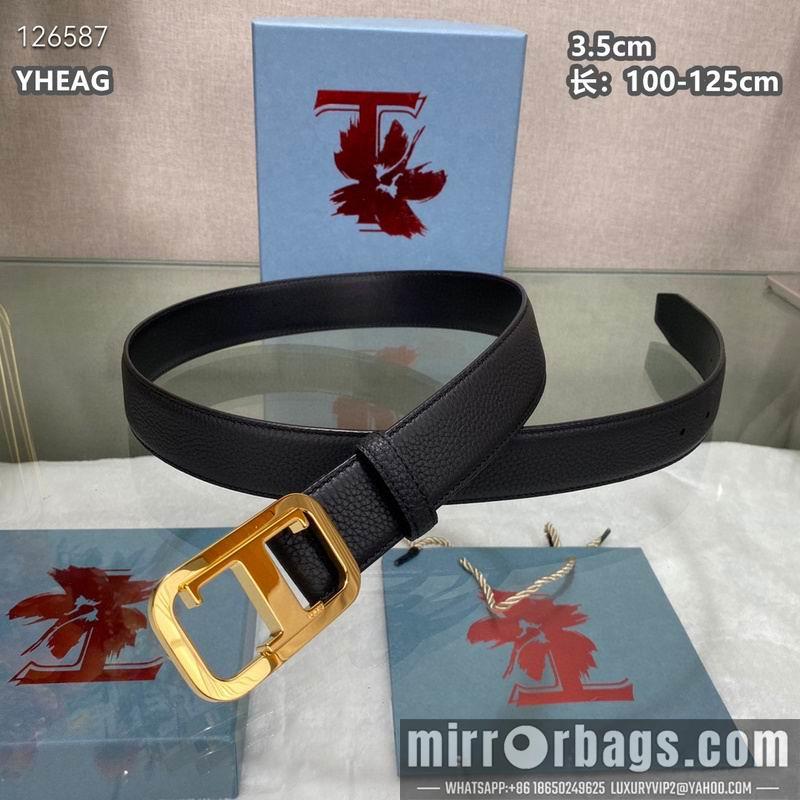 Tod's belt 35mmX100-125cm 8L04