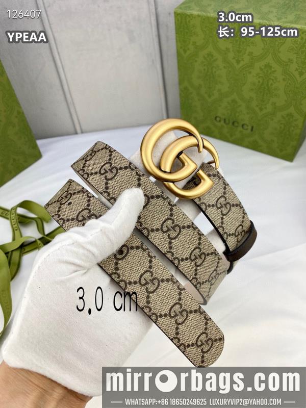 Gucci belt 30mmX95-125cm 8L20