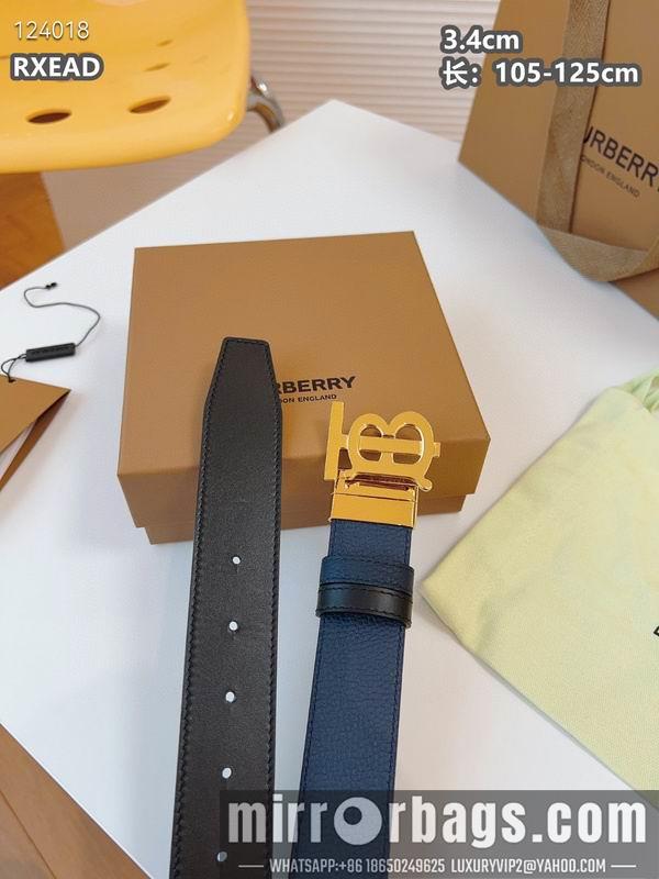 Burberry belt 34mmX105-125cm 8L07