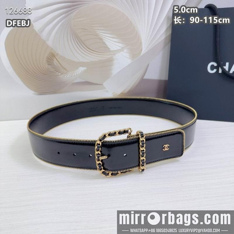 Chanel belt 50mmX90-115cm 8L01