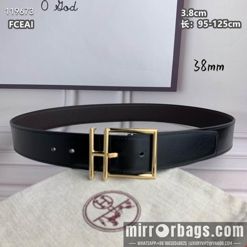 Hermes belt 38mmX95-125cm 8L040802