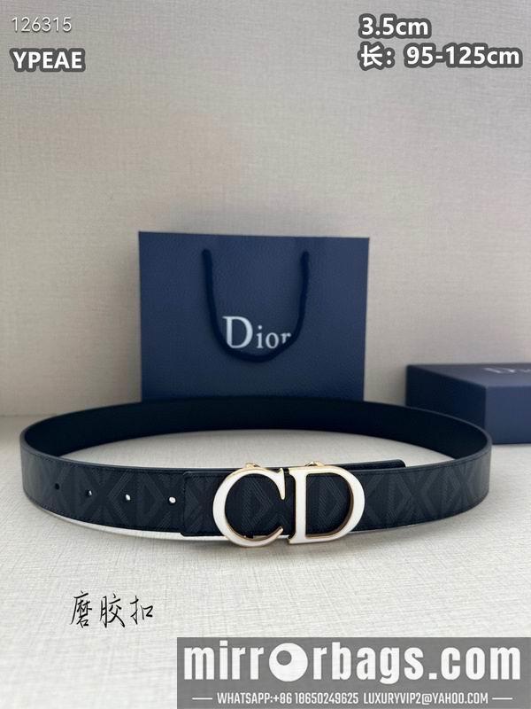 Dior belt 35mmX95-125cm 8L16