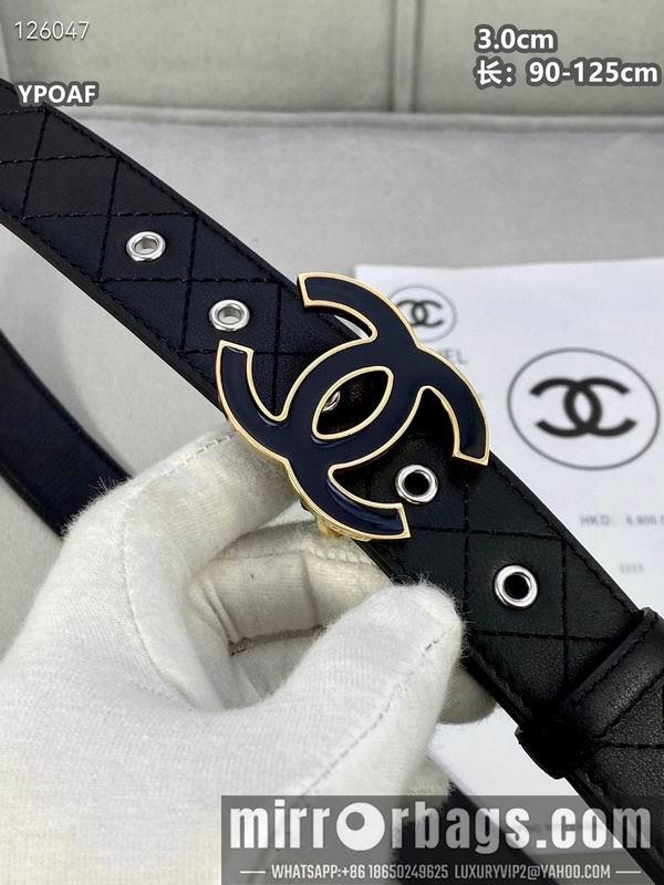 Chanel belt 30mmX90-125cm 8L12
