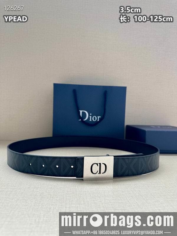 Dior belt 35mmX100-125cm 8L27