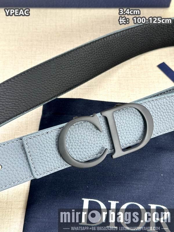 Dior belt 34mmX100-125cm 8L07