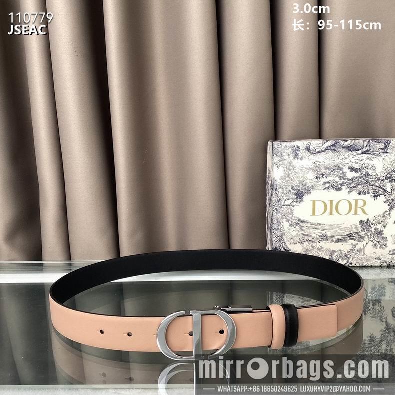Dior Belt 30mmX95-115cm 8L08