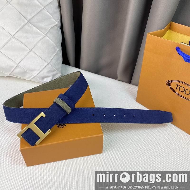 Tod's belt 34mmX95-125cm 7D02