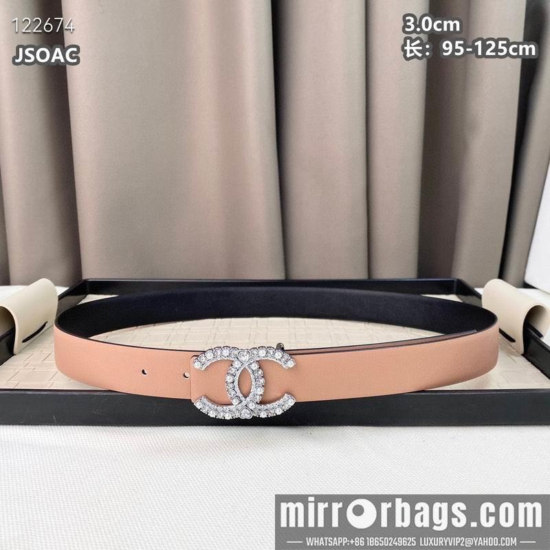 Chanel belt 30mmX95-125cm 8L28