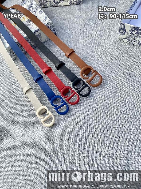 Dior belt 20mmX90-115cm 8L23