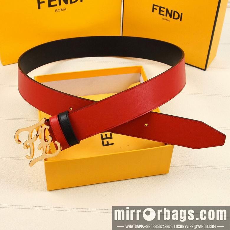 Fendi Belt 38mmX95-125cm 7D41