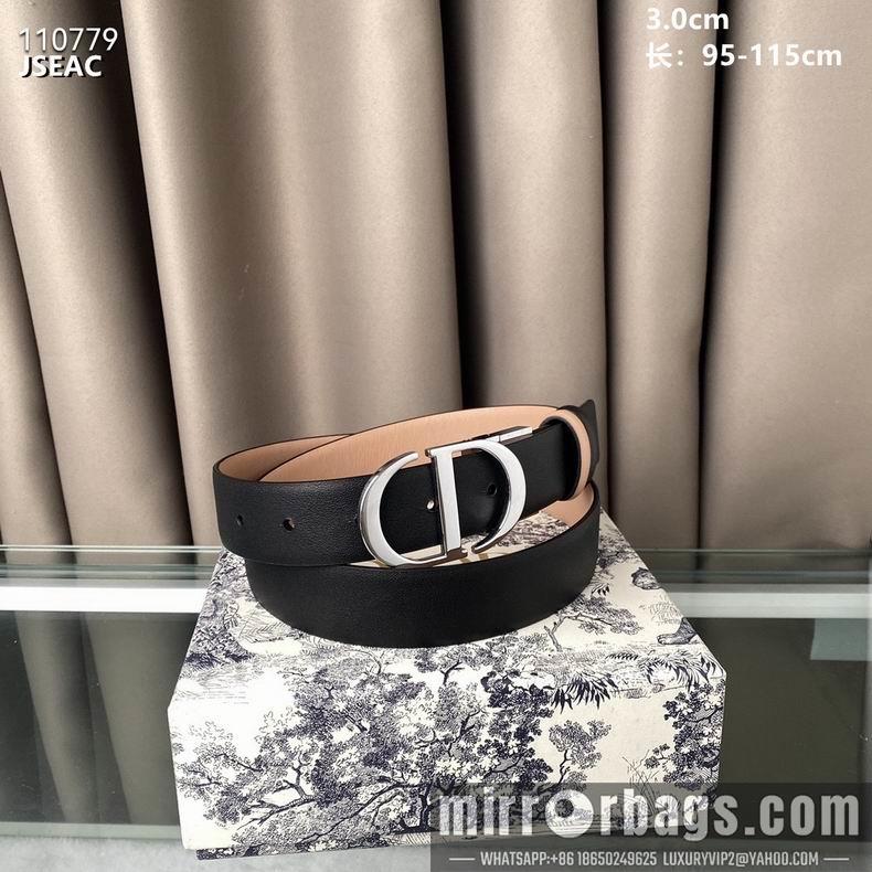 Dior Belt 30mmX95-115cm 8L08