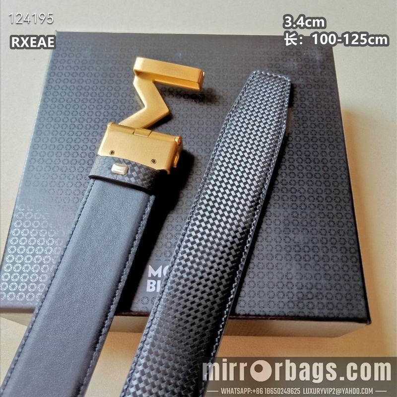 Montlanc belt 34mmX100-125cm 8L15