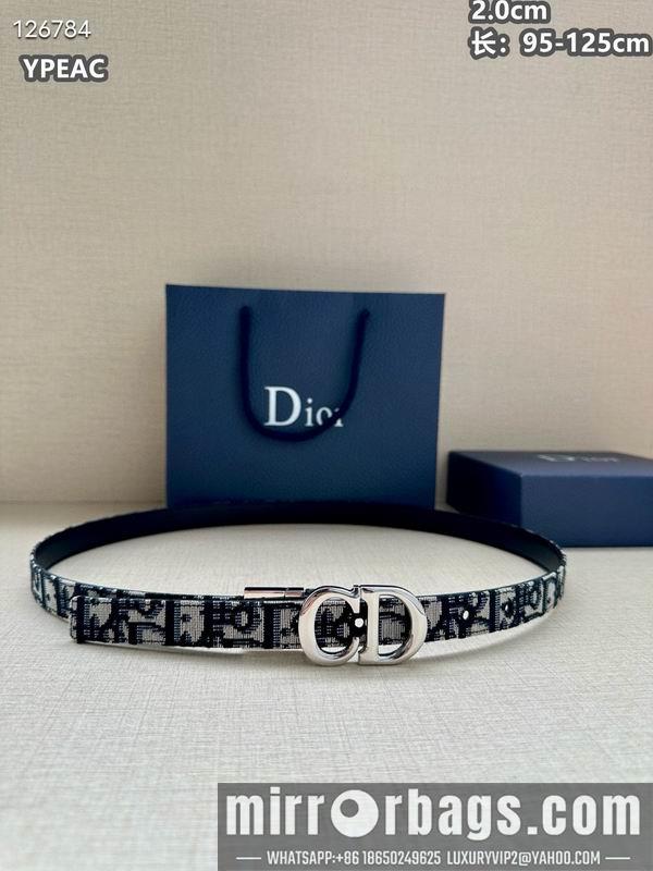 Dior belt 20mmX95-125cm 8L22