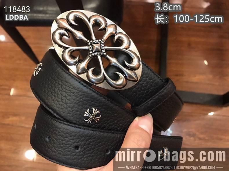 Chrome Hearts belt 38mmX100-125cm 8L02