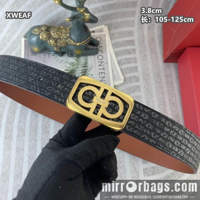 Ferragamo belt 38mmX105-125cm 8L21