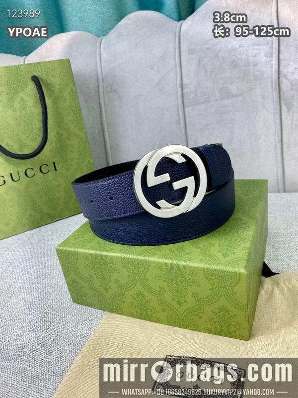 Gucci belt 38mmX95-125cm 8L10