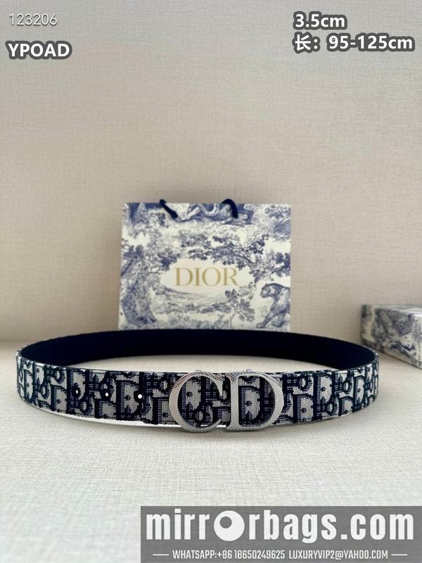 Dior belt 35mmX95-125cm 8L23