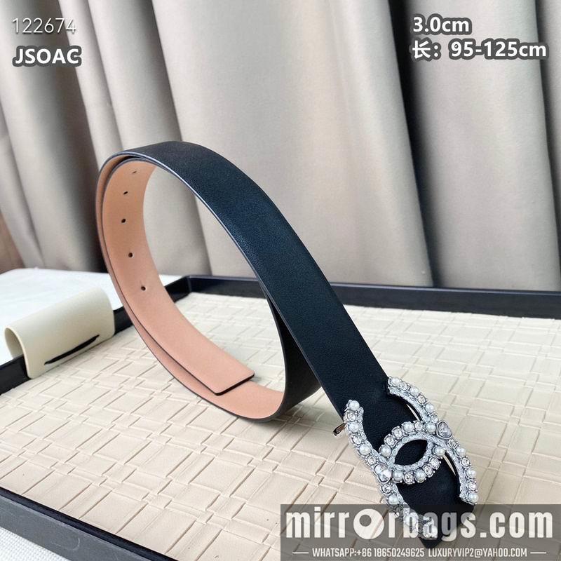 Chanel belt 30mmX95-125cm 8L28