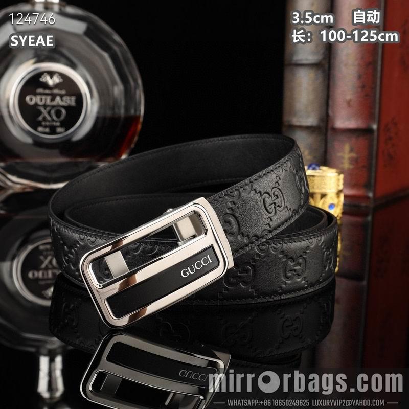 Gucci belt 35mmX100-125cm 8L28