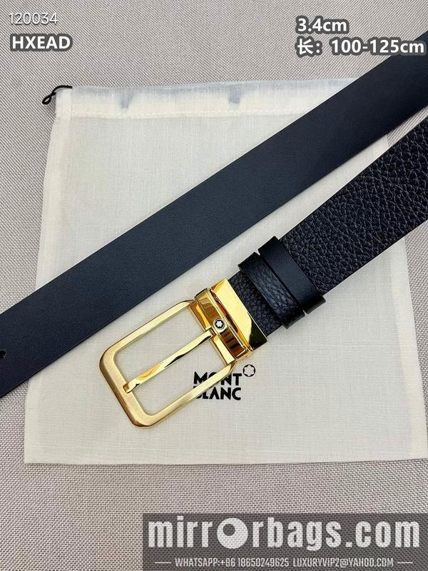 Montblanc belt 34mmX100-125cm 8L03