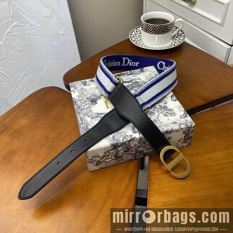 Dior belt 35mmX95-125cm 7D02