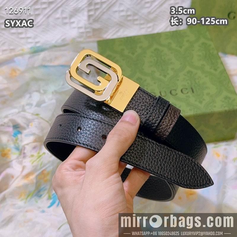 Gucci belt 35mmX90-125cm 8L70