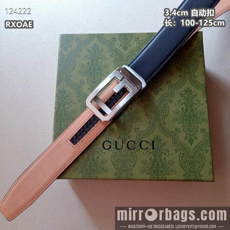 Gucci belt 34mmX100-125cm 8L23